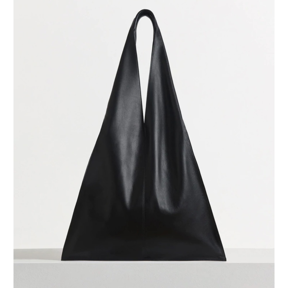 NWT CO collections Triangle Nappa Leather Bag